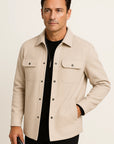 Men's Winter Coat Wool Blend Water-Resistant Insulated
