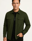 Men's Winter Coat Wool Blend Water-Resistant Insulated