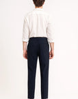 Men's Trousers Modern Fit Cotton Elegant with Folds