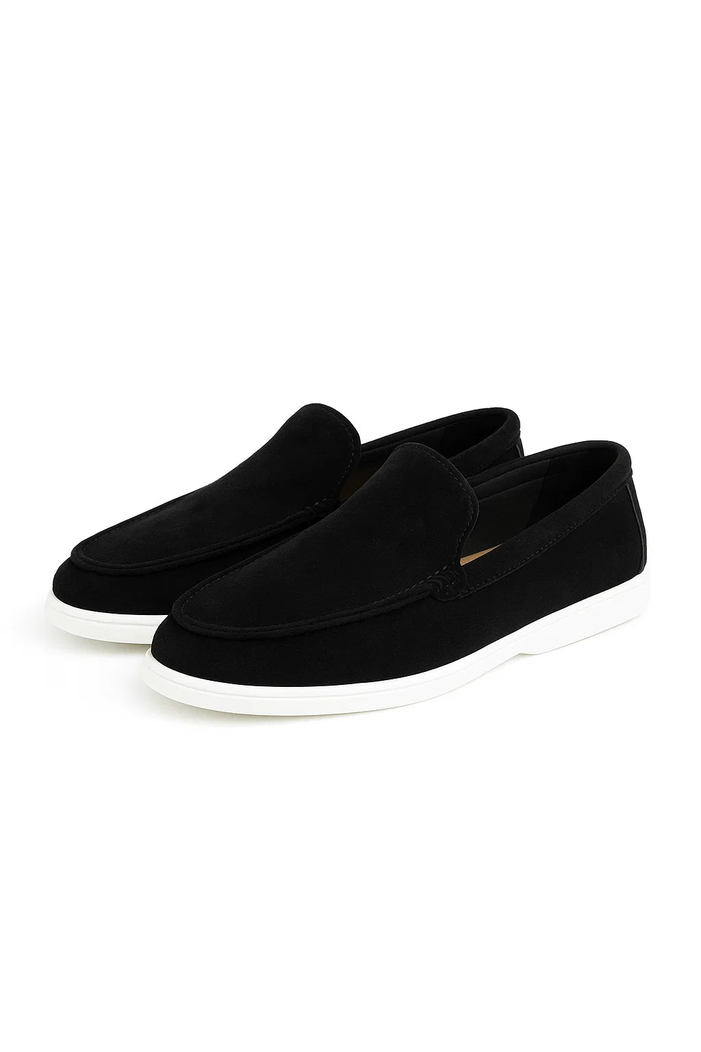Men&#39;s Suede Loafers Brown Casual Slip-On Driving Flats