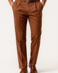 Men's Pants Slim Fit High-Quality Fabric Business Wear