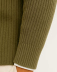 Men's Sweater Merino Wool O-neck Long Sleeve Raglan