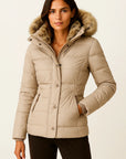 Women's Winter Coat Hooded Flattering Fit Insulated