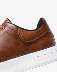 Men's Sneakers Business Casual Durable PVC Lace-Up