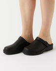 Unisex Slippers Orthopaedic EVA Insole Square Toe PU Upper