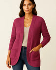 Women's Long Cardigan Knit Soft Casual Loose Fit