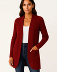 Women's Long Cardigan Knit Soft Casual Loose Fit