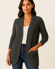 Women's Long Cardigan Knit Soft Casual Loose Fit