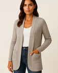 Women's Long Cardigan Knit Soft Casual Loose Fit